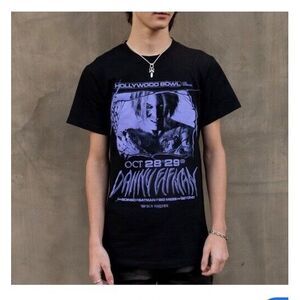 DANNY ELFMAN HOLLYWOOD BOWL Tee‎ T-shirt Men XL Concert Limited Edition 2022